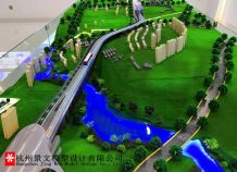 郑州市轨道交通6号线一标沙盘模型