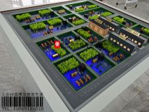 标准化池塘养殖模式沙盘模型